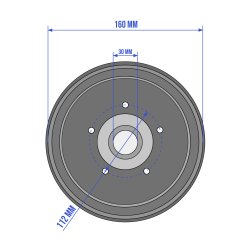 ALKO BROMSTRUMMA 1637 5x112 LAGER 30/60