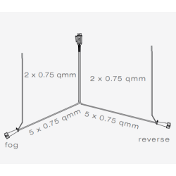 KABELSET 5,2 M. 3 M RCKLAUF 13 POLIG ASPCK