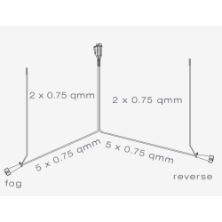 KABELST 4,5 M. 2,5 M RETUR 13 POLET STIK ASPCK
