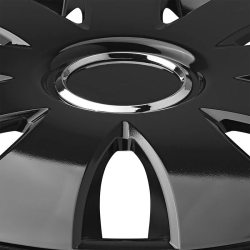 13 ZOLL RADKAPPEN - AURA SCHWARZ - 4 STCK.