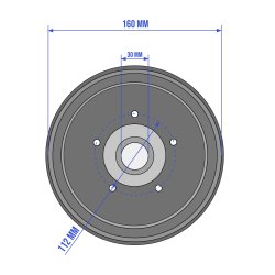 ALKO BROMSTRUMMA 1637 5X112 LAGER 30/60K