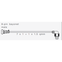 ADAPTER HGER GRN 8-POL-7P