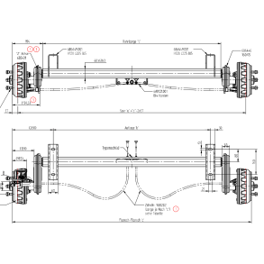 KNOTT AKSEL 1050KG 4X100 B:1000 C:1520