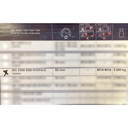 WS3500-D  60 M14M14 KNOTT