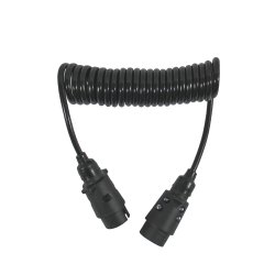 SPIRALKABEL MED ARBETSLNGD 1,5 m, 7-POLIG