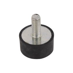 GUMMIPUFFER 30X15 MM MIT GEWINDE