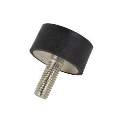 GUMMIPUFFER 30X15 MM MIT GEWINDE