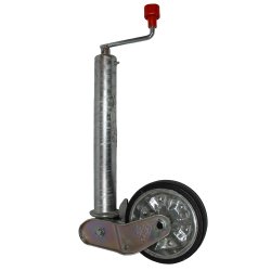 Kipn�sehjul 500 kg �60 gummihjul 200x50 med st�lf�lg uden konsol - ALKO