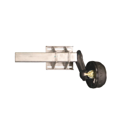 Universalachse - verstellbar mit Bremsen 1350 kg 4x100 ("KNOTT") - Linke Seite