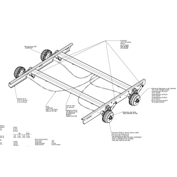 KNOTT AKSEL 2000KG 5X112 B:1550 C:2005 BDTRAILER