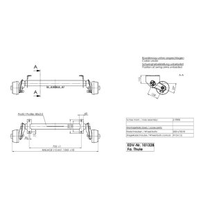 ALKO AKSEL 900KG 4X100 A:755 C:1245
