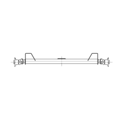 BPW/AL-KO AKSEL 750KG 4X100 A:1083 C:1455