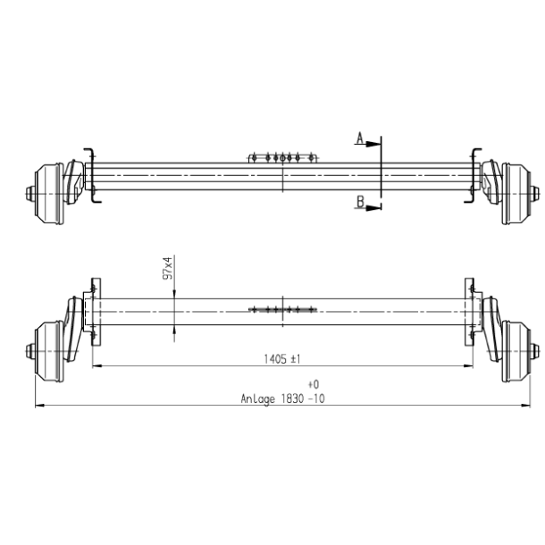 ALKO AKSEL 1500KG 5X112 A:1405 C:1830