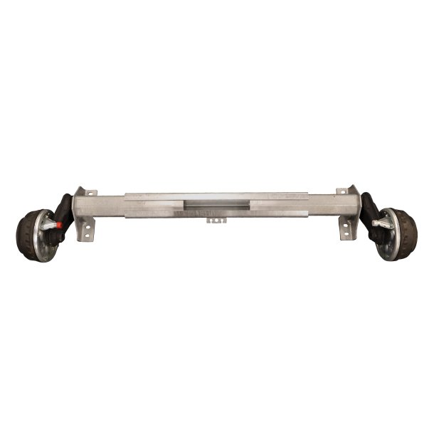 UNIVERSAL-ALKO-ACHSE - JUSTIERBAR 1300 - 2000mm MIT BREMSE 1350 KG 5X112