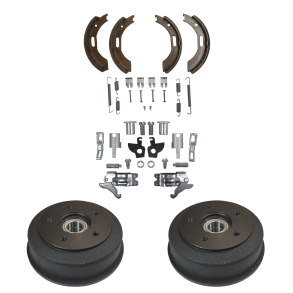 KOMPLETTES AUFBEREITUNGSSET F�R BPW 200x50 MM - INKL. 2 STK. 5x112 34/64/37 BREMSTROMMELN