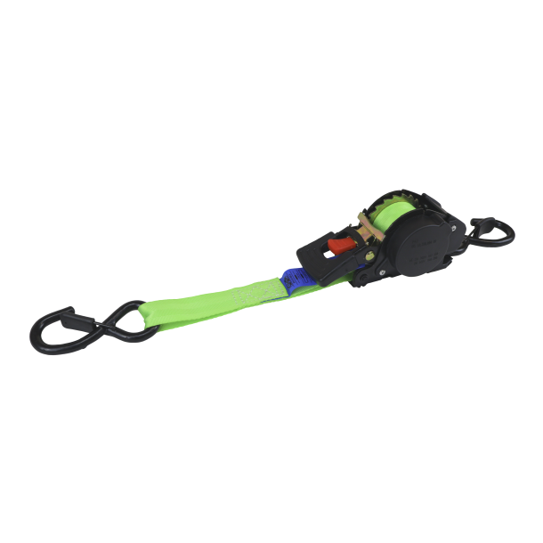 Lastestropp med automatisk opprulling - 1000 kg - 25 mm - 2 m