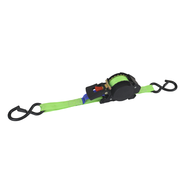 Lastestropp med automatisk opprulling - 1000 kg - 25 mm - 4 m