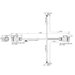 BDTRAILER KABELST 9,0 M 5,5M RETUR 2 x 13 POLET STIK ASPCK