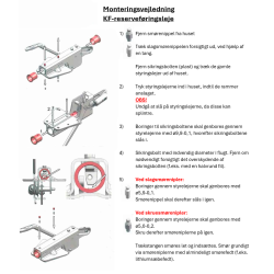 BUSSNINGSSATS FR KNOTT KF7,5/KF13/KFL14/KF17/KF20 DRAGSTNG MED SKRINGSSTIFT (45 mm dragrr)