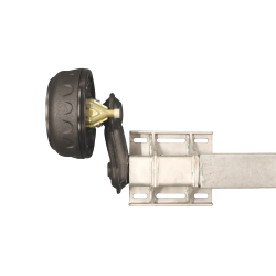 UNIVERSAL-ACHSE - HALBACHSE - JUSTIERBAR C-MASS 1500-1900mm MIT BREMSE 1350 KG 4x100 ("Knott")