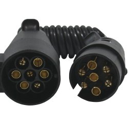 VERLNGERUNGSKABEL 7-POLIG 1,5 MTR. SPIRAL