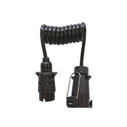 VERLNGERUNGSKABEL 7-POLIG 1,5 MTR. SPIRAL