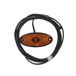 FLATPOINT DC 12V LED GUL 2,5m kabel