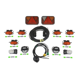 FRISTOM B�DTRAILER LED LYGTE KABELS�T - 9m KABEL - MED INDBYGGED MODSTAND