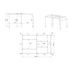 BRENDERUP HG PRESENNING KAPELL F/ 2205 slpvagnsmtt 209x134 cm