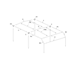 HY PRESENNING M/STATIV 260 x 150 x 70 cm RAPTOR BOOGIE 1