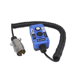 Hapert tippsl�pvagn fj�rrkontroll - 7-poligt spiralkabel