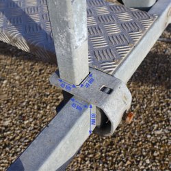 SPNDEBESLAG F / SIDERULLE 60 / 40 - 40x40 mm