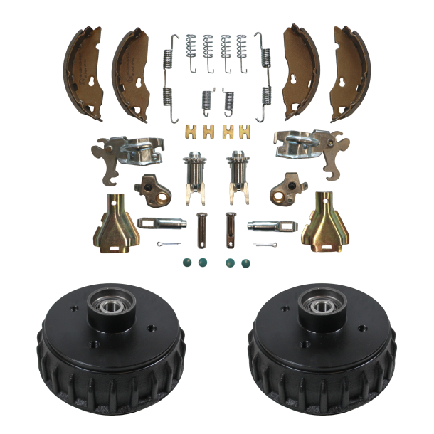 KOMPLETTES AUFBEREITUNGSSET F�R ALKO 160x35 MM - INKL. 2 STK. 4x100 KLM BREMSTROMMELN