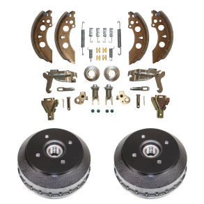 KOMPLETT RENOVERINGSSETT FOR ALKO 200x50 MM - INKL. 2 STK. 4x100 34/64/37 BREMSETROMLER