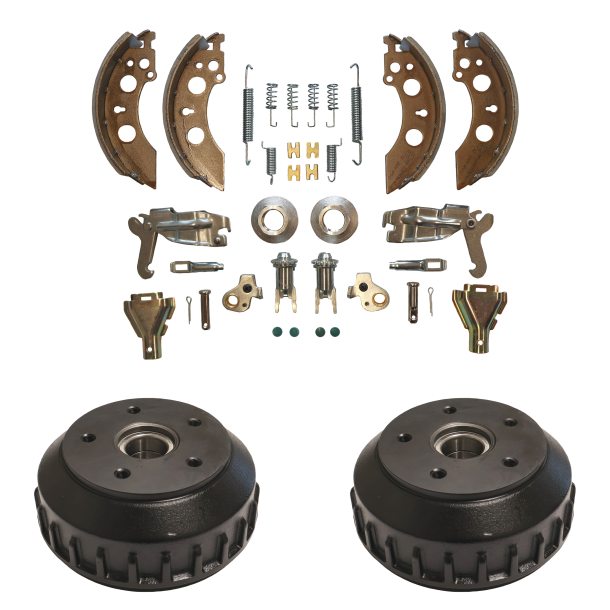KOMPLETTES AUFBEREITUNGSSET F�R ALKO 200x50 MM - INKL. 2 STK. 5x112 39/72/37 BREMSTROMMELN