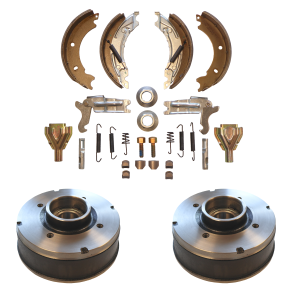 KOMPLETT RENOVERINGSSETT FOR IFOR WILLIAMS 200x50 MM - INKL. 2 STK. 4x139 42/76/39 BREMSETROMLER