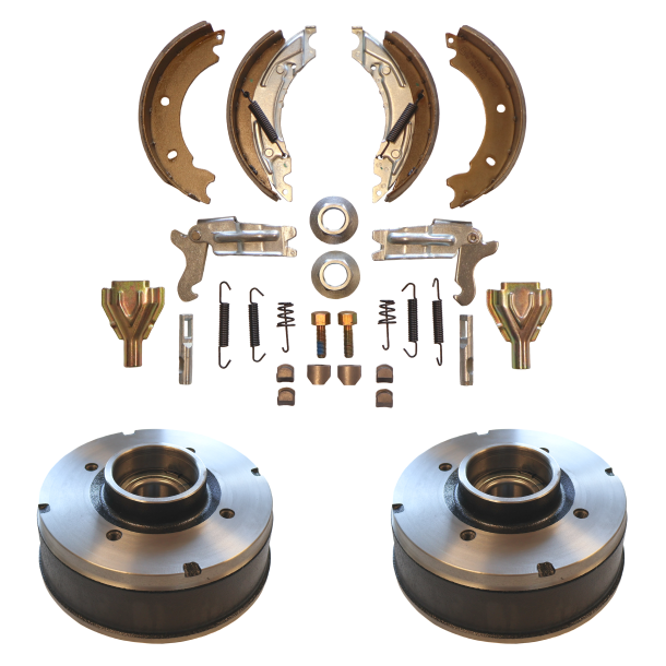 KOMPLET RENOVERINGSKIT TIL IFOR WILLIAMS 200x50 MM - INKL. 2 STK. 4x139 42/76/39 BREMSETROMLER