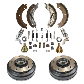 KOMPLETT RENOVERINGSSETT FOR IFOR WILLIAMS 250x40 MM - INKL. 2 STK. 5x165.1 42/76/39 BREMSETROMLER