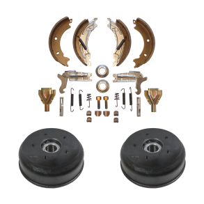 KOMPLETT RENOVERINGSSETT FOR KNOTT 200x50 MM - INKL. 2 STK. 5x112 34/64/37 BREMSETROMLER