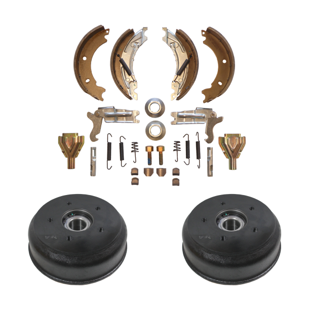 KOMPLETT RENOVERINGSSETT FOR KNOTT 200x50 MM - INKL. 2 STK. 5x112 34/64/37 BREMSETROMLER