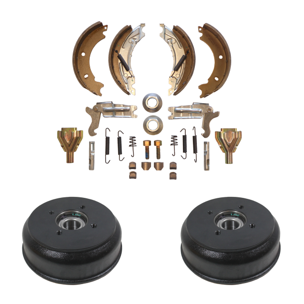 KOMPLETT RENOVERINGSSETT FOR KNOTT 200x50 MM - INKL. 2 STK. 4x100 34/64/37 BREMSETROMLER