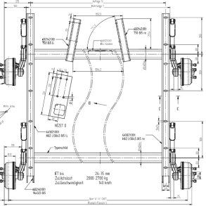 KNOTT TANDEM AKSEL 2700 KG - 5X112 - B:1900 C:2330 (6A3815.001) - SPECIAL