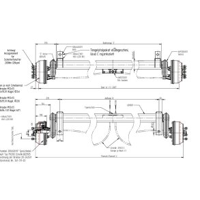 KNOTT AKSEL 1350 KG 5 x 112 B:1300 C:2200 (6AA718.001) - SPECIAL
