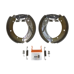 BREMSEBAKKSETT ORIGINAL KNOTT � SELVJUSTERENDE � 250 X 40 MM