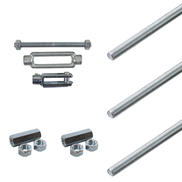 M12 g�ngst�ng sammanfogningsset - 3 st�nger