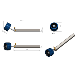 NEPTUN SIDERULLE M/1 WOBLE - 40X40 MM - BL�