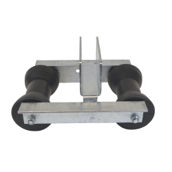 K�LRULLE MED 2 RULLER - 190 MM - MED VIPPEBAR KONSOL