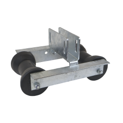 K�LRULLE MED 2 RULLER - 190 MM - MED VIPPEBAR KONSOL