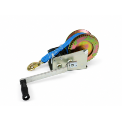 Handseilwinde mit Gurtband - 1250 kg - 10 Meter - 2 G�nge