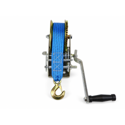 Handseilwinde mit Gurtband - 1250 kg - 10 Meter - 2 G�nge
